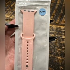 Pink Silicone Watch Band 42/44mm